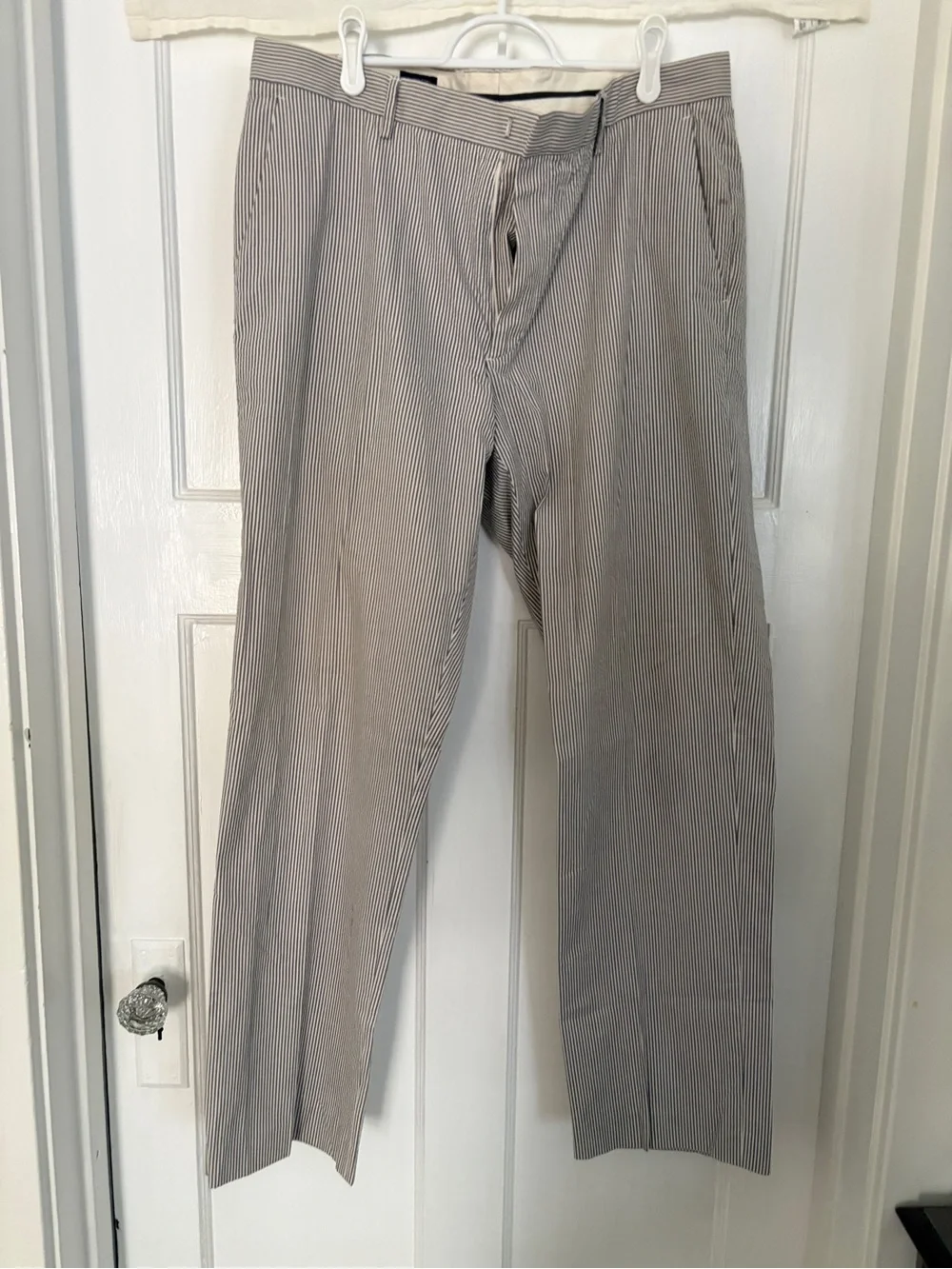 Men’s J Crew Ludlow Seersucker Pant